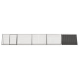 Rabbit Cage Anthracite 504,5x80,5x71 cm Galvanised Steel 3106448