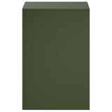 Plant Stand 2 pcs Olive Green 40 x 40 x 60 cm Steel 8012537