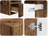 Bathroom Furniture Set 5 pcs Old Wood 33 x 34.5 x 100 cm 3406001