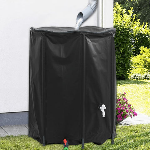 Water Tank with Tap Foldable 750 L PVC 155992