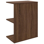 ZNTS Bedside Tables 2 pcs Brown Oak 46.5x29x61 cm Engineered Wood 858663