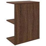 ZNTS Bedside Tables 2 pcs Brown Oak 46.5x29x61 cm Engineered Wood 858663