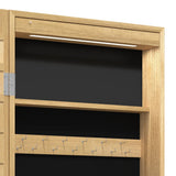 Mirror Jewellery Cabinet with LED Lights Wall Mounted 353246