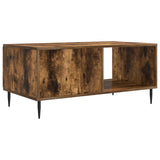 Coffee Table Smoked Oak 90 x 50 x 40 cm Engineered Wood 894500