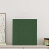 Paper Bags 250 pcs with Handles Green 45x17x48 cm 4101737