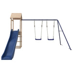 ZNTS Outdoor Playset Solid Wood Pine 3155858