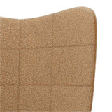 Rocking Chair Beige Sherpa Fabric 42001788