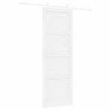 Sliding Door White 83 x 232 cm Solid Pine Wood 3445536