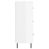 Sideboard High Gloss White 69.5x34x90 cm Engineered Wood 827870