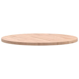 Table Top 70x2.5 cm Round Solid Wood Beech 355917