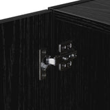 Wall Cabinet Black Oak 80 x 42.5 x 64 cm Engineered Wood 8010924