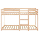 Bunk Bed without Mattress 90x190 cm Single Solid Wood Pine 3206507
