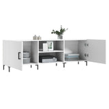 TV Cabinet White 150x30x50 cm Engineered Wood 829100