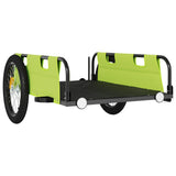 Bike Trailer Green Oxford Fabric and Iron 94179