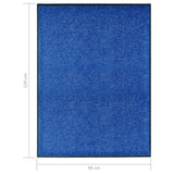 Doormat Washable Blue 90x120 cm 323442