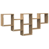 Wall Shelf Artisian Oak 159x18x66 cm Engineered Wood 853307