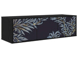 Wall-mounted TV Cabinet DOKKUM 102 x 33 x 40 cm Black Oak 8007166