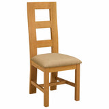 Dining Set 5 pcs Beige Solid Oak Wood 3430248