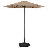 Garden Parasol with Base 230 x 230 cm Polyester Rectangular 42036214