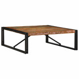 Coffee Table Multicolour 100x100x35 cm Solid Wood Reclaimed 4016668