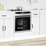Oven Cabinet Lucca White Engineered Wood 853757