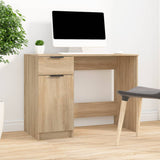 Desk Sonoma Oak 100x50x75 cm Engineered Wood 811496
