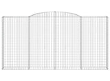 Arched Gabion Basket 300x30x200/220 cm Galvanised Iron 153510