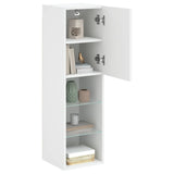 TV Cabinets with LED Lights 2 pcs White 30.5x30x102 cm 837016