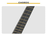 39 Inch Round Barrel Basswood Classical Folk Guitar including gig bag, spare strings, 70286762
