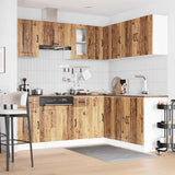 11 Piece Kitchen Cabinet Set "Kalmar" Old Wood Engineered Wood 3314949