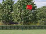 Portugal Flag and Pole 5.55 m Aluminium 3147134