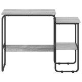 Desk with Storage Grey Sonoma 100 x 50 x 75 cm 8007993