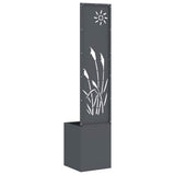 Garden Privacy Screen Anthracite 32 x 150 cm Cold-rolled steel 876359