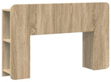 Headboard Cabinet with Storage Sonoma Oak Engineered Wood 8001194