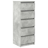 Sideboard with Drawers Concrete Grey 37.5x35x99 cm Engineered Wood 861763