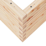 Garden Planter 70x70x45.5 cm Solid Wood Pine 847253