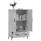 Highboard Concrete Grey 69.5x31x115 cm Engineered Wood 828240
