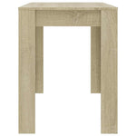 Dining Table Sonoma Oak 120x60x76 cm Engineered Wood 800435