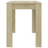 Dining Table Sonoma Oak 120x60x76 cm Engineered Wood 800435