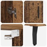 Highboard 2 pcs Old Wood Engineered Wood 3415781