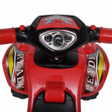 Red Children's Ride-on Quad with Sound and Light 10070