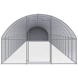 Outdoor Chicken Coop 3x20x2 m Galvanised Steel 3095479