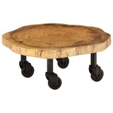 Coffee Table Solid Acacia Wood 60x55x25 cm 244950