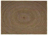 Area Rugs Black 240 x 240 cm Jute 42010748