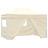 Party Tent Folding Cream 280 x410 x 315 cm Oxford Fabric 42023596