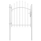 Garden Gate Woerden Steel 1x1.25 m White 143064