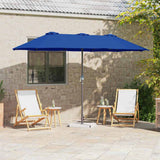 Garden Parasol 370 x 197 x 239 cm Polyester and Aluminium 42003372