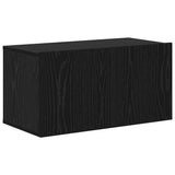 TV Cabinet Set 4 pcs Black Oak Engineered Wood 3393394
