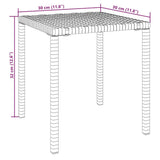 Sun Loungers 2 pcs with Table Poly Rattan Black 317643