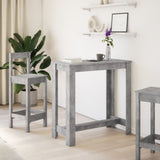 Bar Table Concrete Grey 102x50x103.5 cm Engineered Wood 854412